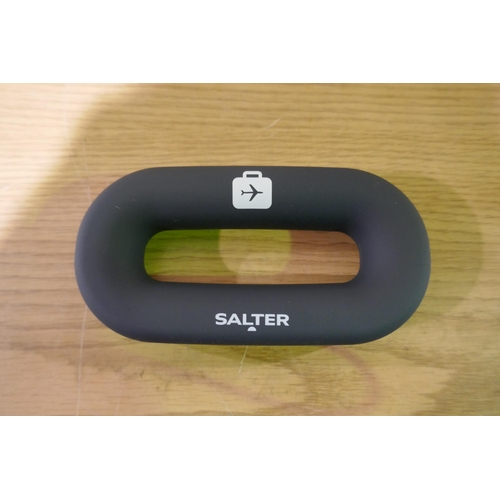 6051 - Two Salter Digital Luggage Scales 40Kg (340-168,169) *This lot is subject to Vat