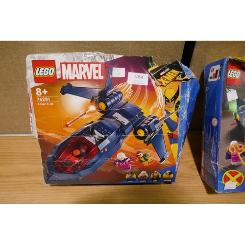 6054 - Two Lego Marvel Blackbird X-Men X-Jets - 76281 (340-136,137) *This lot is subject to Vat