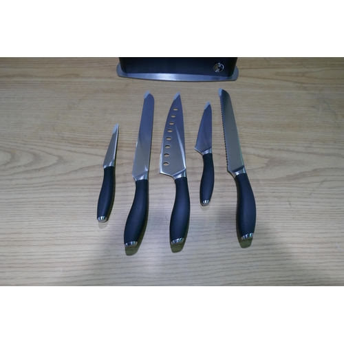 6060 - Circulon 6 piece Knife Block Set  (340-34) *This lot is subject to Vat