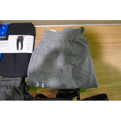 6068 - Champion 3Pc Youth Active Set, Two Underarmour Rival Joggers, Mondetta Cargo Jogger Mens and Two Lol... 