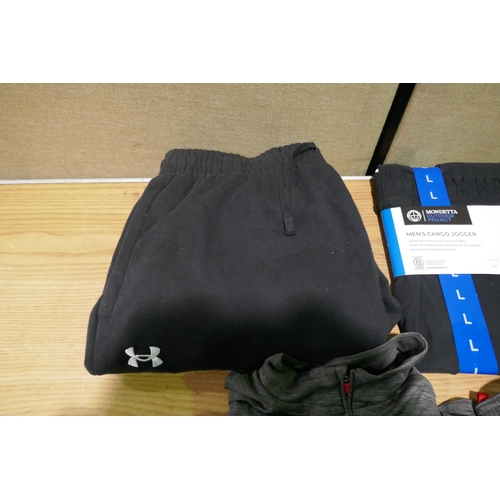 6068 - Champion 3Pc Youth Active Set, Two Underarmour Rival Joggers, Mondetta Cargo Jogger Mens and Two Lol... 