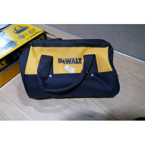 6071 - Dewalt 18V Hammer Drill with 2.0Ah Battery & Bag, Original RRP £99.99 + Vat (340-30) *This lot is su... 