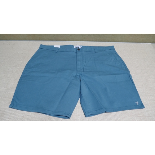 6092 - Farah Basset shorts x 10 in sand, teal and navy, various sizes with tags (340-73888) * This lot is s... 