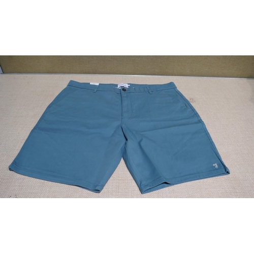 6093 - Farah Basset shorts x 10 in sand, teal and navy, various sizes with tags (340-73888) * This lot is s... 