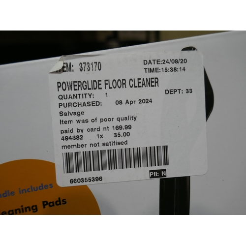 6110 - Powerglide Floor Cleaner with box and battery - no charger, Original RRP £169.99 + Vat (340-127) *Th... 