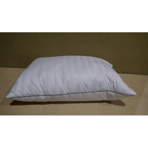 6127 - Two Hotel Grand Down Roll jumbo Pillows (340-219) *This lot is subject to Vat