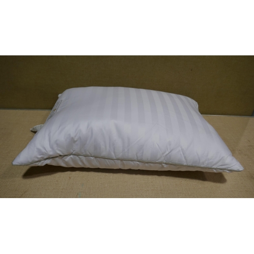 6127 - Two Hotel Grand Down Roll jumbo Pillows (340-219) *This lot is subject to Vat