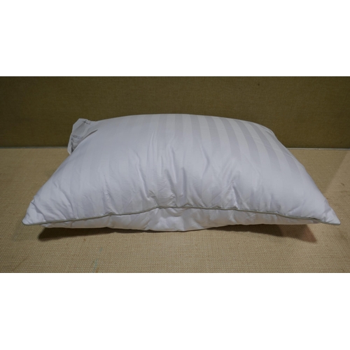 6127 - Two Hotel Grand Down Roll jumbo Pillows (340-219) *This lot is subject to Vat