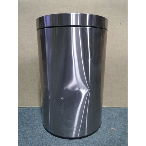 6168 - 2 x 47L Eko Semi Round sensor bins (Both Damaged) (340-113,114) *This lot is subject to Vat