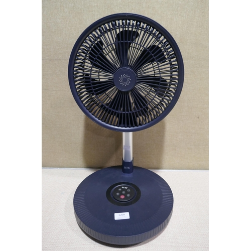 6209 - Nsa Folding Stand Fan with remote and box (No Power lead)  (340-185) *This lot is subject to Vat