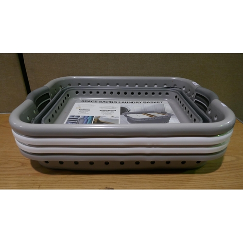 6248 - Four Pop & Load Laundry Baskets   (340-255-258) *This lot is subject to Vat