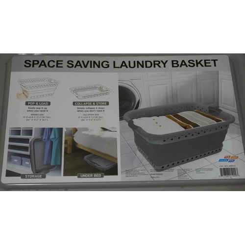 6248 - Four Pop & Load Laundry Baskets   (340-255-258) *This lot is subject to Vat