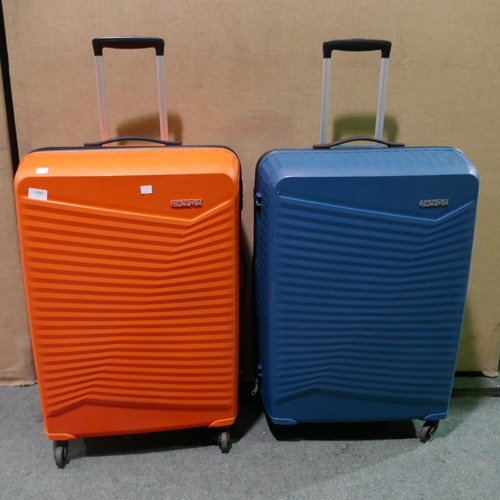 6266 - Two American Tourister Jet Driver Large Spinner Hardside Suitcases (340-70,71) *This lot is subject ... 