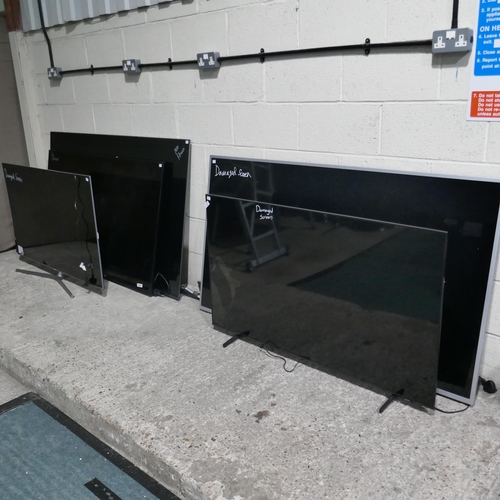 6267 - Quantity of damaged televisions, brands to include: Sony, Hisense, Philips, Samsung  (340-1,2,5,7,9)... 