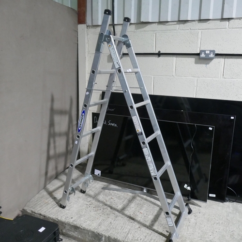 6268 - Werner 3 in 1 Combi Ladder (340-266) *This lot is subject to Vat