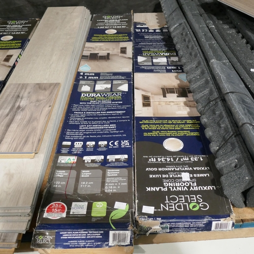 6284 - Quantity of misc laminate/vinyl flooring (340-159,289,290,291,318,319) *This lot is subject to Vat