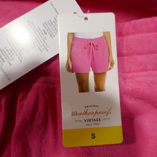 6308 - Weatherproof Vintage ladies lounge wear x 13 sets in pink. Comprising of polo shirt and shorts (1 sm... 