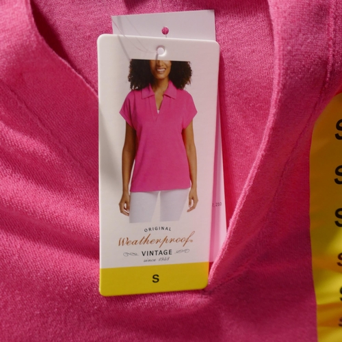 6311 - Weatherproof Vintage ladies lounge wear x 18 sets in pink. Comprising of polo shirt and shorts (5 sm... 