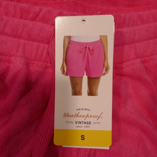 6311 - Weatherproof Vintage ladies lounge wear x 18 sets in pink. Comprising of polo shirt and shorts (5 sm... 