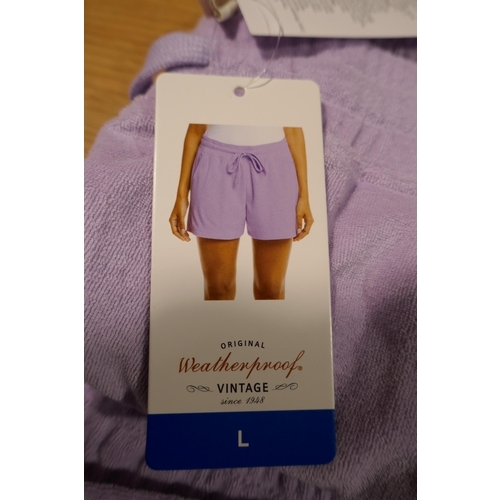 6027 - Weatherproof Vintage ladies lounge wear x 18 sets in purple. Various sizes with tags (340-73888) *Th... 