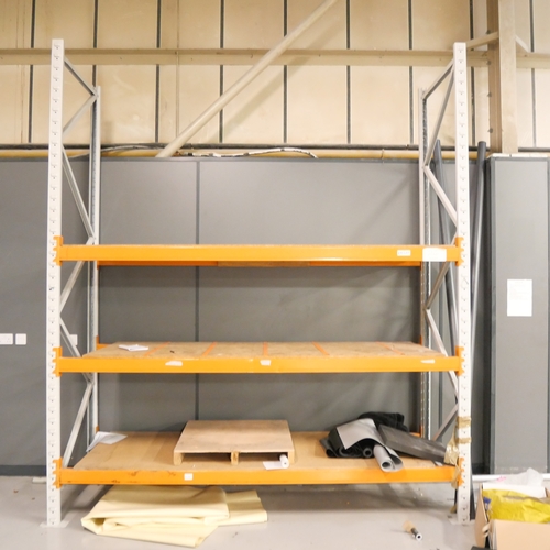 8001 - One double bay of industrial racking (5.6 metres wide), three single bays of industrial racking (2.5... 