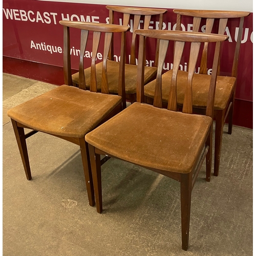 26 - A set of four Younger teak dining chairs