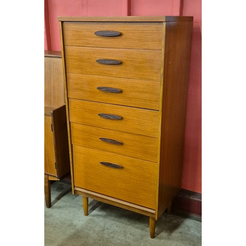 35 - An Austin Suite teak chest of drawers