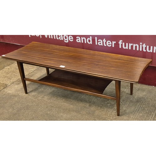 38 - A Fyne Ladye afromosia rectangular coffee table, designed by Richard Hornby