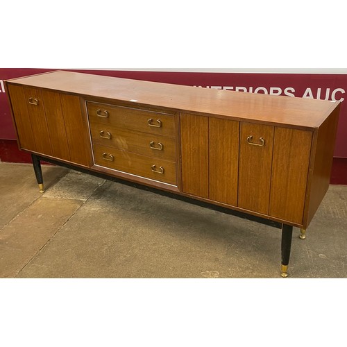 55 - A G-Plan Librenza tola wood and black sideboard