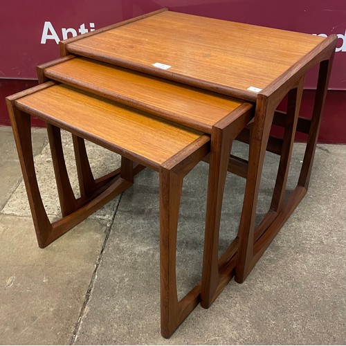 96 - A G-Plan Quadrille teak nest of tables