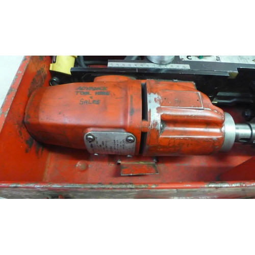 5022 - A Rotabroach, 110v magnetic drill in case