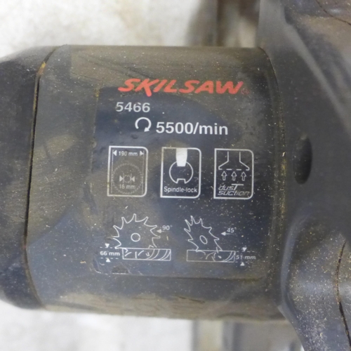 5030 - 3 110v power tools including a Skilsaw 5466, 190mm power saw a Metabo STEB65 jigsaw and a Makita 241... 