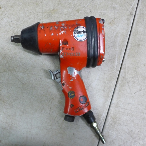 5033 - A Makita 8413 110v hammer drill and a Clarke Air ½