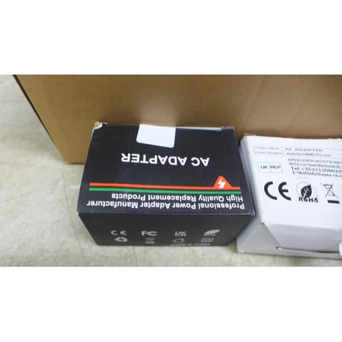 5056 - A box of approximately 20 various AC adaptors