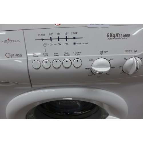 5104 - A Hoover AA1600 HNL7166 6kg washing machine