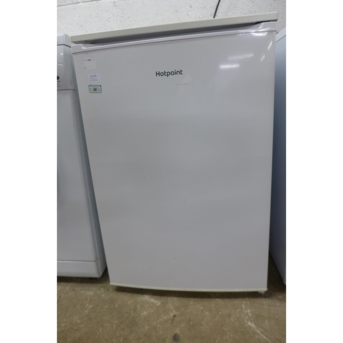 5112 - A Hotpoint H55RM1110WUK free standing under counter fridge