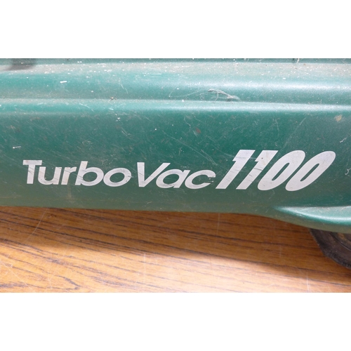 5145 - A Flymo Contour electric grass strimmer and a Qualcast Turbo-Vac 1100 electric garden blower