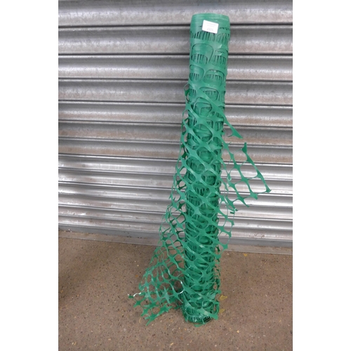 5157 - Three rolls of fencing - 2 metal mesh and a plastic safety fence