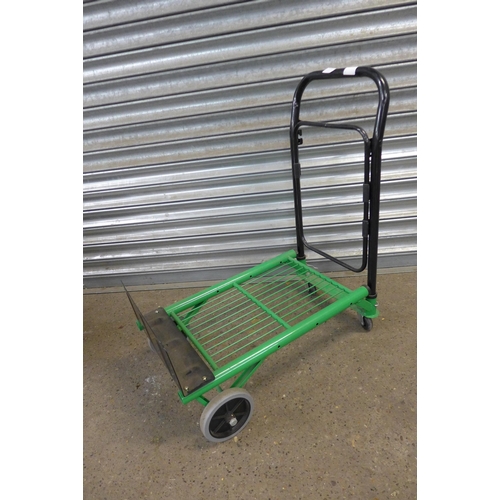 5173 - A folding multi-purpose sack trolley and pasting table