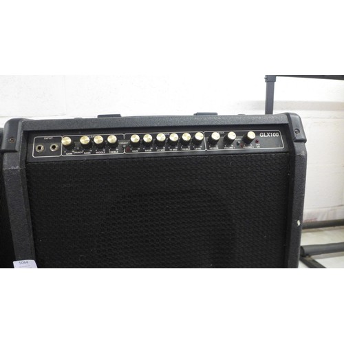 5063 - A Carlsbro GLX-100 amp with a Celestion G12T-100 driver