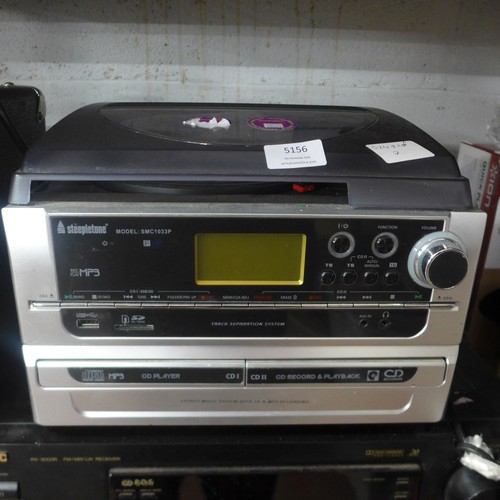 5093 - A Steepletone SM4033P stereo music system, a JVC RX-500R FM receiver and a Cruiser CR-25B amplifier