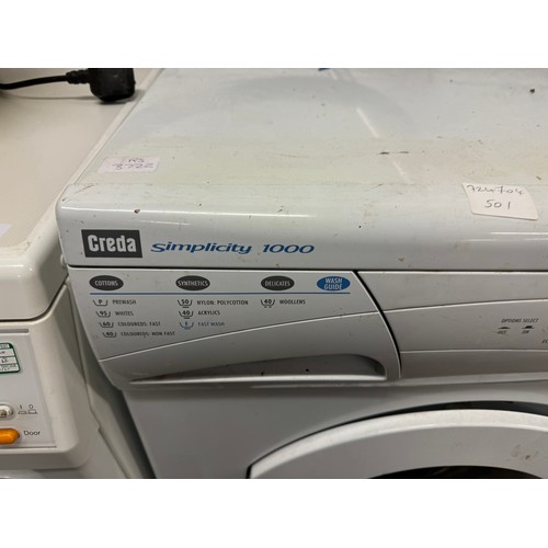 5113 - A Creda Simplicity 1000, 17110 washing machine