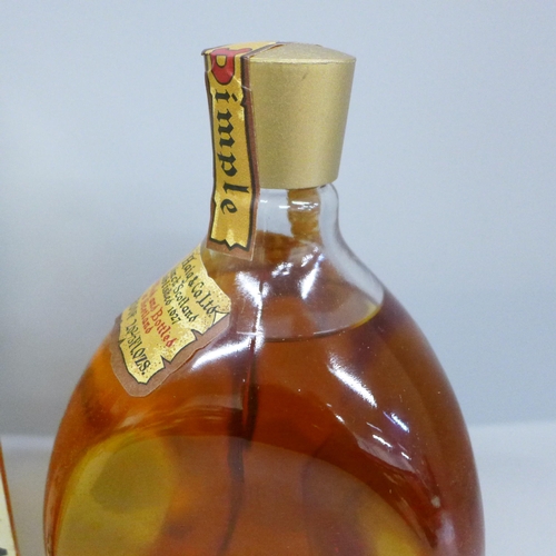 2008D - A bottle of Haig Dimple Scotch Whisky, boxed