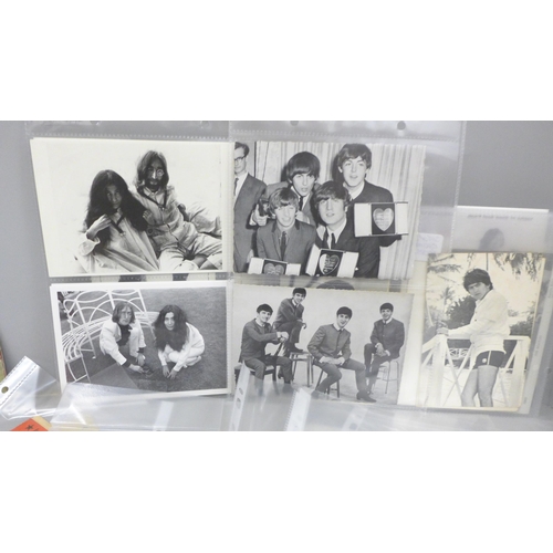 2021 - The Beatles; 35 items including pop magazines and promotional items, etc.