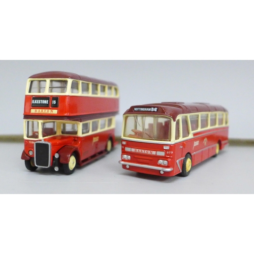 2024 - An Exclusive First Editions twin Barton Bus pack, both the buses and packaging with spelling errors;... 