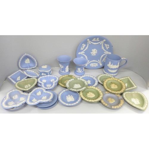 2049 - Twenty five items of Wedgwood Jasperware