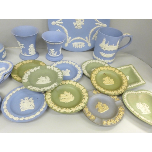 2049 - Twenty five items of Wedgwood Jasperware