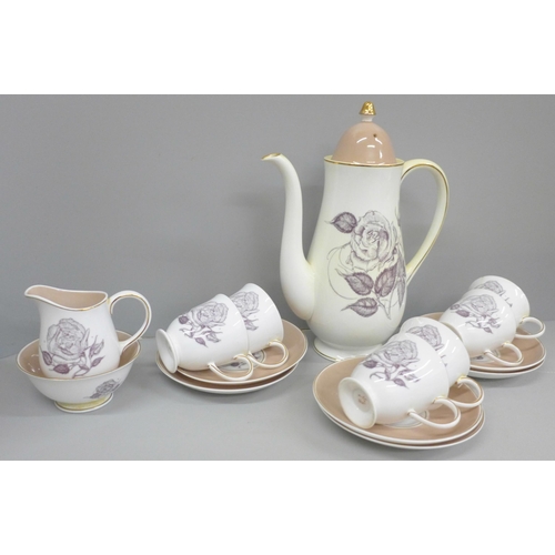 2076 - A Susie Cooper Sepia Rose 913 coffee service **PLEASE NOTE THIS LOT IS NOT ELIGIBLE FOR IN-HOUSE POS... 