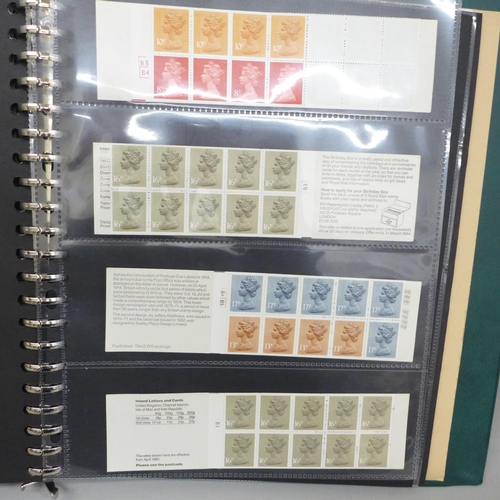 2090 - Stamps; an album of Great Britain booklets, all with cylinder numbers, forty booklets with a face va... 