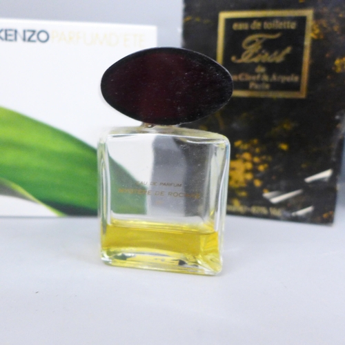 2091 - Eight perfumes including Bvlgari, Versace, Must de Cartier